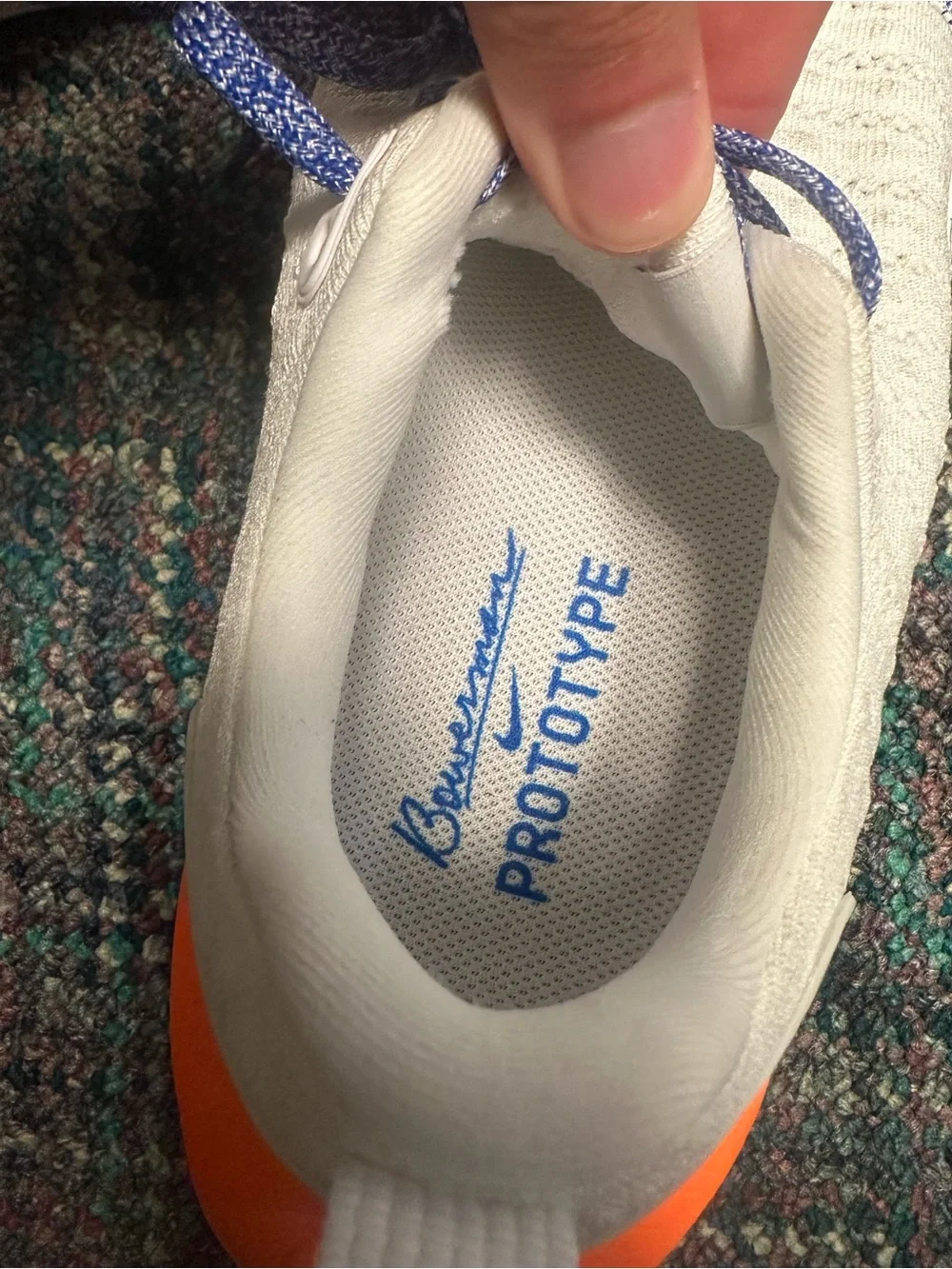 Nike Infinity Run 4 FP Running Shoes White Orange HJ6649-900 Women Size 10 US